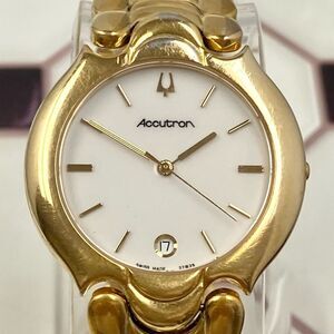 Vintage 1995 Bulova Accutron Swiss Made Quartz Men’s Unisex Dress Watch